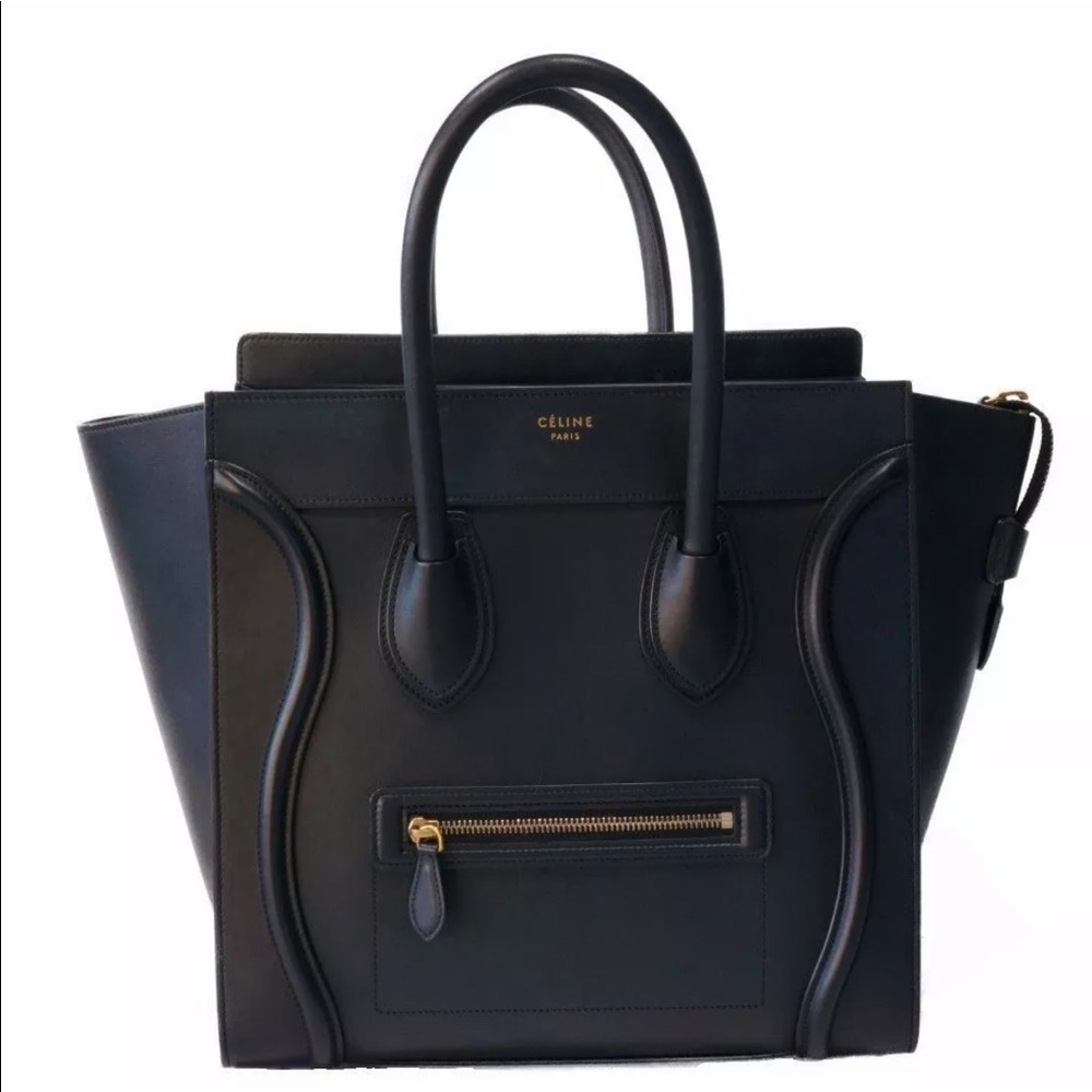 Celine Micro Luggage in smooth calfskin leather